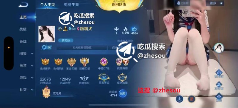 #粉红犬 粉红犬王者荣耀封面涉黄网友们快扒，看看又是那个福利姬